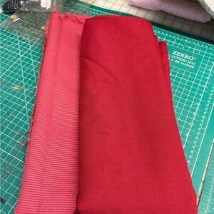 Burgundy Polyester Blend Fabric Bundle